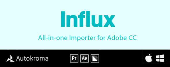AE/PR多格式文件视频导入插件 Aescript Influx V1.5.5 Win/Mac破解版
