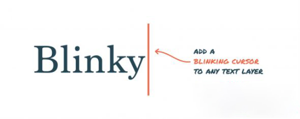 AE电脑打字动画脚本 Aescripts Blinky V2.0
