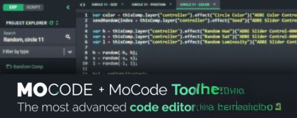 AE智能表达式书写脚本 Aescripts MoCode v1.3.9 + 使用教程